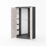 Mladinska soba MAJA . Mladinska soba MAJA bo popestrila vsak prostor za mladostnike. Odlična je za kombinirati z majhnimi prostori, saj ima kotno omaro ki jo