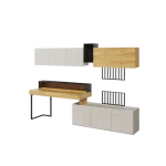 Mladinska soba SIMPL 1 . Mladinska soba SIMPL 1 je odlična ponudba za tiste, ki želijo sobo urediti v dizajnerskem in brezčasnem stilu. Komplet je