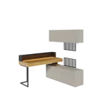 Mladinska soba SIMPL 3 . Mladinska soba SIMPL 3 je odlična ponudba za tiste, ki želijo sobo urediti v dizajnerskem in brezčasnem stilu. Komplet je