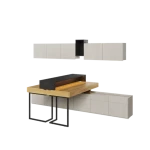 Mladinska soba SIMPL 4 A . Mladinska soba SIMPL 4 je odlična ponudba za tiste, ki želijo sobo urediti v dizajnerskem in brezčasnem stilu. Komplet je