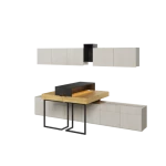 Mladinska soba SIMPL 4 B . Mladinska soba SIMPL 4 je odlična ponudba za tiste, ki želijo sobo urediti v dizajnerskem in brezčasnem stilu. Komplet je