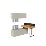 Mladinska soba SIMPL 6 . Mladinska soba SIMPL 6 je odlična ponudba za tiste, ki želijo sobo urediti v dizajnerskem in brezčasnem stilu. Komplet je