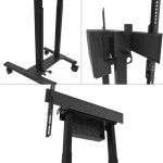 MOBILNO STOJALO ZA ZASLON NEOMOUNTS 37-100" 110 KG, MOTORIZIRANO, FL55-875BL1 - slika 10