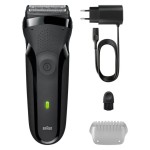 MOŠKI BRIVNIK BRAUN 3-300 BLACK - slika 2