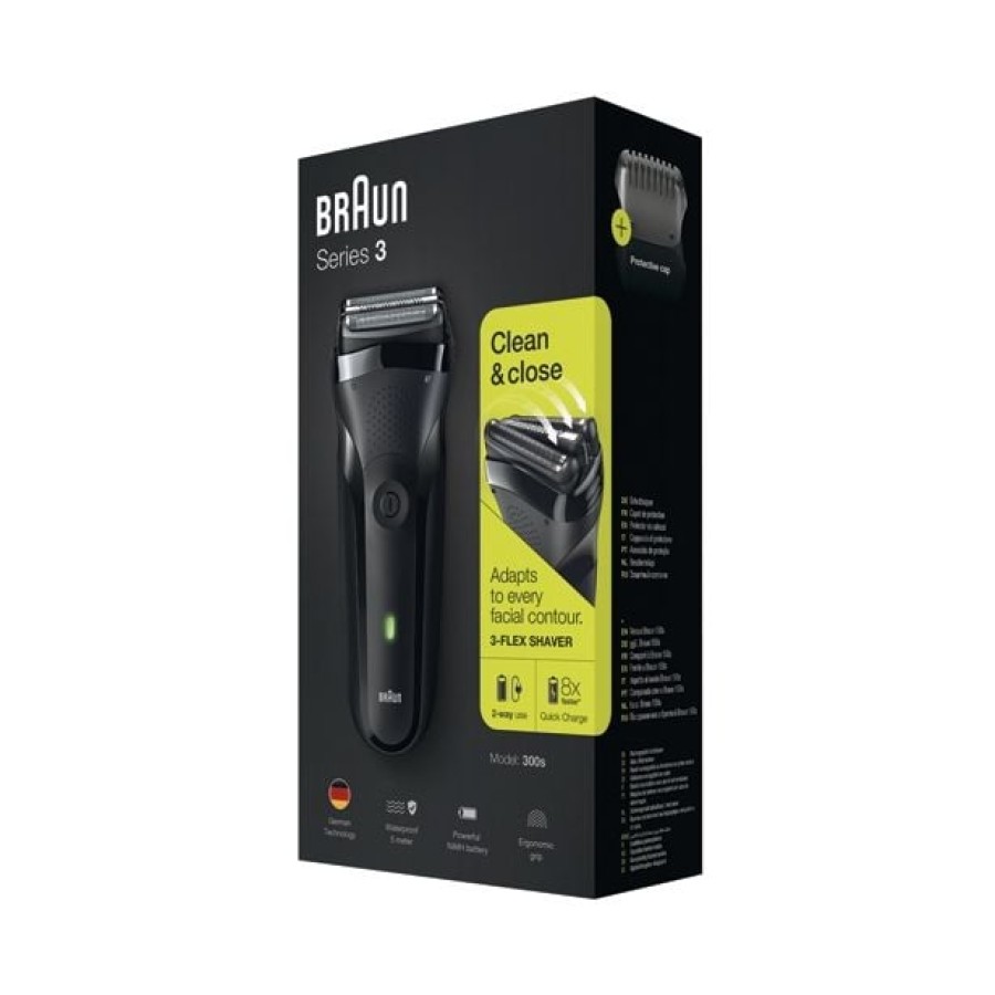 MOŠKI BRIVNIK BRAUN 3-300 BLACK - slika 4