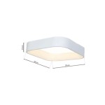NADGRADNA STROP. SVETILKA MILAGRO ASTRO BELA 24W LED ML6355 - slika 12