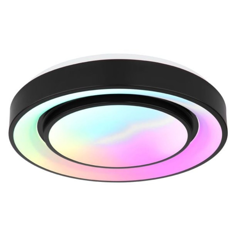 NADGRADNA STROP. SVETILKA SULLY 24W, CCT, RGB ČRN ROB - slika 10