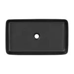 Nadpultni kopalniški umivalnik SIMA 60D črni . Nadpultni kopalniški umivalnik SIMA 60D črna je sestavljen iz dveh umivalnikov sodobnih linij. Narejen je iz