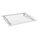 NADSTREŠEK NAD VRATI ARTENS NEVA KOMPLET NADSTREŠEK 150X90CM KOVINSKI SREBRN - slika 10