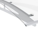 NADSTREŠEK NAD VRATI ARTENS NEVA KOMPLET NADSTREŠEK 150X90CM KOVINSKI SREBRN - slika 11