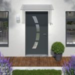 NADSTREŠEK NAD VRATI ARTENS NEVA KOMPLET NADSTREŠEK 150X90CM KOVINSKI SREBRN - slika 12