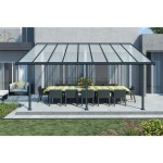 NADSTREŠEK ZA TERASO PALRAM SIERRA, SIVA/TRANSPARENT 3X5,46M - slika 3