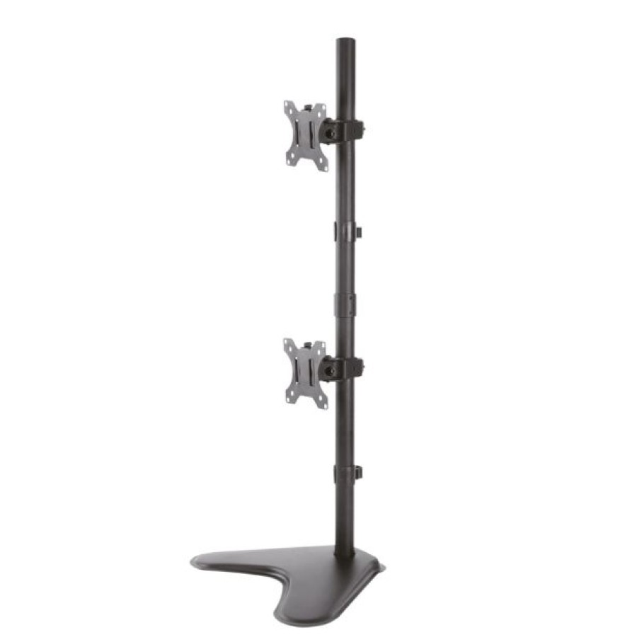 NAMIZ. STOJALO ZA MONITOR NEOMOUNTS GIBLJIVO NAMIZNO STOJALO ZA 2 MONITORJA 10-32", 6 KG, FPMA-D550DDVBLACK - slika 2