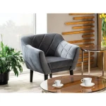 Naslonjač KATJANA 1 . Naslonjač KATJANA 1, je kakovosten kos pohištva, ki popestri vaš prostor. Narejena je iz blaga, kar zagotavlja prijetno sedenje in