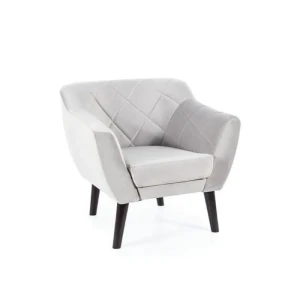 Naslonjač KATJANA 1 . Naslonjač KATJANA 1, je kakovosten kos pohištva, ki popestri vaš prostor. Narejena je iz blaga, kar zagotavlja prijetno sedenje in