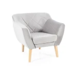 Naslonjač KATJANA 2 . Naslonjač KATJANA 2 z nežnimi šivi in modernim značajem, je kakovosten kos pohištva, ki popestri vaš prostor. Narejen je iz