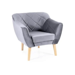 Naslonjač KATJANA 2 . Naslonjač KATJANA 2 z nežnimi šivi in modernim značajem, je kakovosten kos pohištva, ki popestri vaš prostor. Narejen je iz