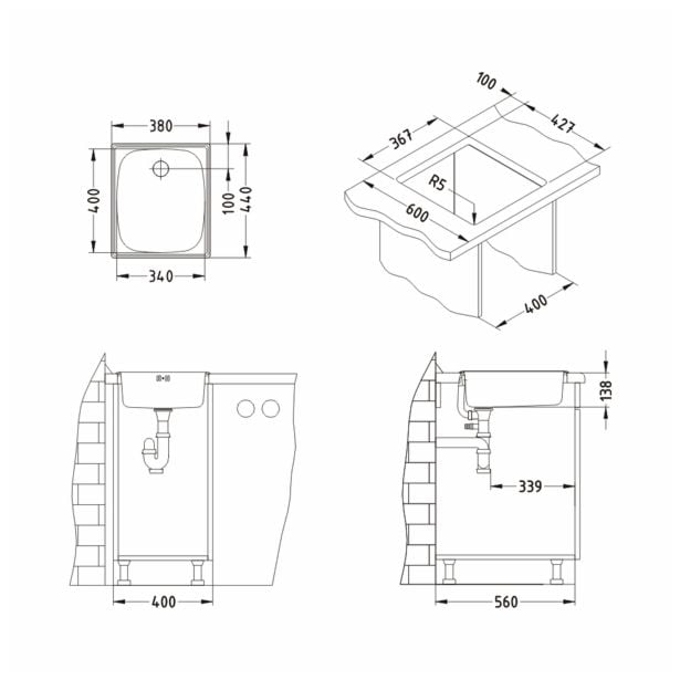 nerjavno-pomivalno-korito-alveus-basic-10-fi-90-satin-380x440-mm-2503450-2 NERJAVNO POMIVALNO KORITO ALVEUS BASIC 10 FI 90, SATIN 380X440 MM - slika 6