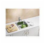 NERJAVNO POMIVALNO KORITO ALVEUS BASIC 10, SATIN 380X440 MM - slika 7