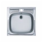 NERJAVNO POMIVALNO KORITO ALVEUS BASIC 130, SATIN 465X465 MM