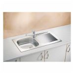 NERJAVNO POMIVALNO KORITO ALVEUS BASIC 60, SATIN 860X435 MM - slika 6