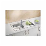 NERJAVNO POMIVALNO KORITO ALVEUS BASIC 60, SATIN 860X435 MM - slika 7