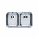 NERJAVNO POMIVALNO KORITO ALVEUS DUO 30, SATIN 752X440 MM