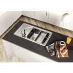 NERJAVNO POMIVALNO KORITO ALVEUS GALEO 30, SATIN 860X500 MM - slika 12