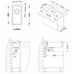 NERJAVNO POMIVALNO KORITO ALVEUS KOMBINO 10, SATIN 180X400 MM - slika 6