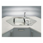 NERJAVNO POMIVALNO KORITO ALVEUS LINE 40, SATIN 985X500 MM - slika 2