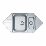 NERJAVNO POMIVALNO KORITO ALVEUS LINE 40, SATIN 985X500 MM