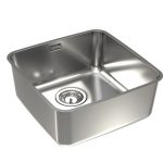 NERJAVNO POMIVALNO KORITO ALVEUS LUNO 30, SATIN 400X400 MM - slika 9