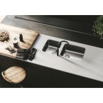 NERJAVNO POMIVALNO KORITO ALVEUS LUNO 40, SATIN 480X400 MM - slika 12