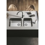 NERJAVNO POMIVALNO KORITO ALVEUS LUNO 40, SATIN 480X400 MM - slika 13