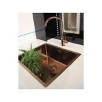 NERJAVNO POMIVALNO KORITO ALVEUS MONARCH KOMBINO 50,COPPER 542X442 MM VGRADNI - slika 5