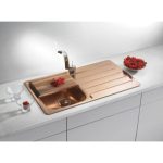 NERJAVNO POMIVALNO KORITO ALVEUS MONARCH LINE 20, COPPER 860X500 MM - slika 5