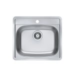 NERJAVNO POMIVALNO KORITO ALVEUS MORE 10, NAT 560X500 MM