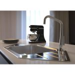 NERJAVNO POMIVALNO KORITO ALVEUS PRAKTIK 130, SATIN 985X500 MM - slika 7