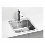 NERJAVNO POMIVALNO KORITO ALVEUS PURE 20, SATIN 465X525 MM - slika 5