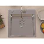 NERJAVNO POMIVALNO KORITO ALVEUS PURE UP 30, SATIN 515X525 MM - slika 3