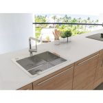 NERJAVNO POMIVALNO KORITO ALVEUS PURE UP 70, SATIN 565X525 MM - slika 8