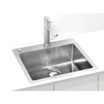 NERJAVNO POMIVALNO KORITO ALVEUS PURE UP 70, SATIN 565X525 MM - slika 9