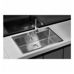 NERJAVNO POMIVALNO KORITO ALVEUS STYLUX 40, SATIN 790X510 MM - slika 4