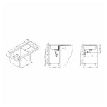 NERJAVNO POMIVALNO KORITO ALVEUS ZOOM MAXIM 30, SATIN 860X500 MM - slika 8