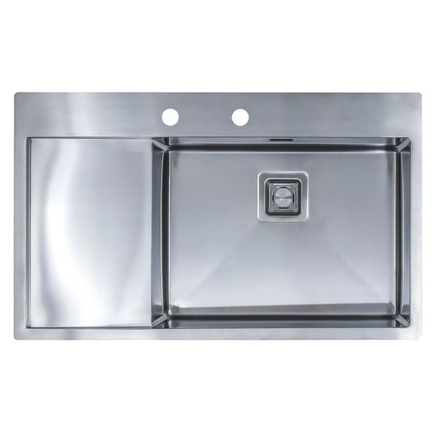 NERJAVNO POMIVALNO KORITO SINK SOLUTION A LINE PLUS PLUS 860X520 DESNI NERJAVNO POMIVALNO KORITO SINK SOLUTION A LINE PLUS PLUS 860X520 DESNI