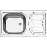 NERJAVNO POMIVALNO KORITO SINK SOLUTION NAPOLI SET Z ARMATURO - slika 6