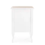 Nočna omarica 1A-1C JUSTINE . Nočna omarica JUSTINE, je eleganten kos pohištva, ki popestri vaš prostor. Narejena je iz pavlovnije s vrhom iz furnirja in