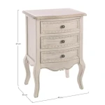 Nočna omarica 3C CLARISSE . Nočna omarica 3C CLARISSE, je eleganten kos pohištva, ki popestri vaš prostor. Narejena je iz kakovostne pavlovnije s vrhom iz