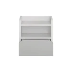 Nočna omarica ALBA . Nočna omarica ALBA, je izdelana iz MDF-ja in opremljena z ABS robovi, združuje funkcionalnost in stil. V elegantni kombinaciji bele in