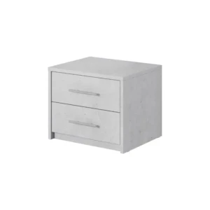 Nočna omarica AMARELA . Sodobna in moderna nočna omarica AMARELA se odlično poda v vsako spalnico. Ima 2 predala. Narejena je iz trpežne laminirane